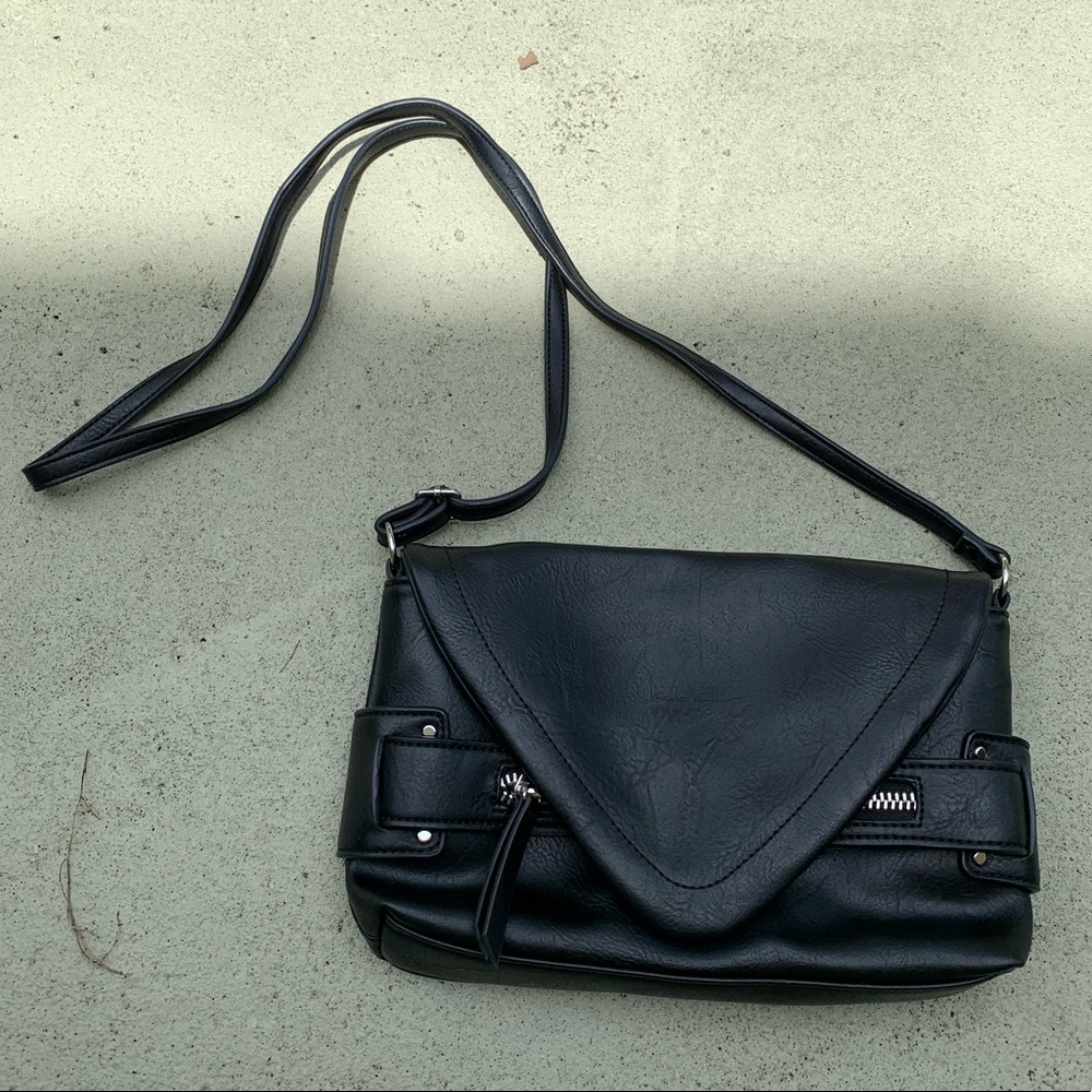 Nicole Miller Faux Leather Purse